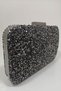 Yakamoz Hematite Women's Stoned Evening Dress Clutch Portfolio Bag - 3