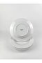 23 cm Dinner Plate with Flower Pattern on the Edges, Pack of 6 - 2