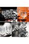 6 Pieces of Coffee Water Glass Cups, Crystal Cut Glass, 6 Pieces of Coffee Water/Tea Cups