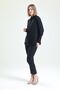 Collar and Cuffs Velvet Sequin Garnished Buttoned Jesika Shirt| Gml34515 Black - 4