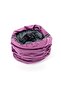Foldable Tall Velvet Cat Tunnel (Purple) - 5