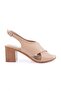 5450 Women's Cross Strap Heeled Sandals