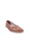 Tan Genuine Leather Anatomical Women's Ballerinas - 26352623 - 2