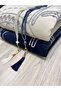 Heart Prayer Rug Paired Double Prayer Rug with Rosary Bridal Groom Bundle Gift Dowry Holder - 7
