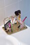 Geometric Gold Metal Organizer - Pen & Brush Organizer - Carre - 2