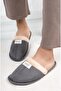 Fluffy House Slippers Noiseless for Men Women Washable with Fur Inside the Sole - 3