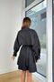 Gabardine Fabric Bell-Bottom Skirt Batwing Sleeve Lined Belt Brand Equivalent Pinterest Model Loose Fit Trench Coat - 6