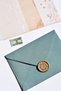 Green Envelope Sealed Letter Set / Vintage Scrapbook, Gift - 2