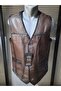 Genuine Leather Style Vest - 4