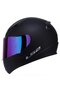 Rapid 2 Mat Siyah Rainbow Vizörlü Kask - 3