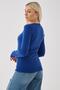 V-Neck Sweater Cobalt Blue - 3