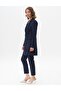 Basic Blazer Jacket Navy Blue - 2
