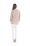 Layered Striped Sweatshirt Stone - 4