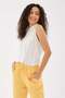 Sleeveless Shirt Ecru - 4
