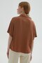 Crop Shirt Brown - 5