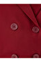 Oversize Double-Breasted Ribbed Jacket with Collar Pockets - 6