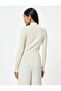 Basic Knitwear Sweater Stand Collar Textured - 4
