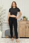 Micro Jardon Thick Black Tights 5855