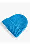 Elastic Knitted Beanie with Folded Edges - 2