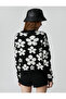 Floral Knitwear Sweater Knit Crew Neck Long Sleeve - 4