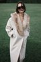 Cream Kane Cuffed Maxi Coat