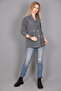 Stamp Oversize Blazer Jacket-Anthracite - 2