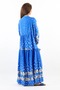 Women's Prive Dreamy 100% Viscose Blue Maxi Length Long Summer Dress - 7