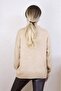 Women's Camel Oversize Basic Sweater - 5