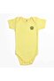 Volkswagen New Black Logo Yellow Color Baby Bodysuit