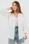 Women's Well Ecru Linen Shirt - 2
