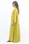 Prive Women's Base 100% Viscose Oil Green Maxi Length Summer Dress - 8