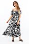 Women's positano black guipeli viscose long dress - 2