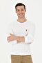 Men's White Crew Neck Sweater 50268940-Vr013 - 3