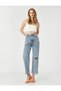 High Waist Straight Jean Denim Trousers Straight Leg Regular Cut - Eve Jean