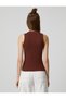 Cotton Undershirt Slim Cut Ribbed Crew Neck - 4