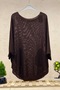 Bat Double Pocket Mercerized Tunic Blouse - 2