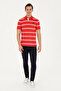 Men's Red Polo Neck T-Shirt 50263221 -Vr030 - 4