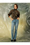 Women's Brown Patterned Sweater 3WAK90279HT - 2