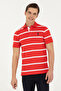 Men's Red Polo Neck T-Shirt 50263221 -Vr030 - 3