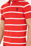 Men's Red Polo Neck T-Shirt 50263221 -Vr030 - 6