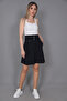 High Waist Pleated Shorts-Navy Blue - 5024100 - 2