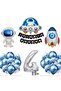 Space Concept Birthday Party Celebration Set Age 4
