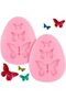 Butterfly Patterned Candy Plasticine Soap Candle Scented Stone Epoxy Mold Pastry Chocolate Ice Mold - 2