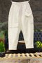 Combed Cotton Trousers with Parachute Pockets
