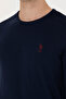 Men's Navy Blue Crew Neck Sweater 50269003-Vr033 - 7