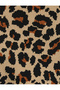 Polo Collar Sweater with Leopard Pattern and Short Sleeves - 6