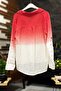 Batik Pattern Collared Half Buttoned Shirt - 2