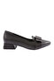 01 Women's Pointed Toe Belt Detailed Ballerinas