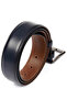 Navy Blue Antique Gön Genuine Leather Men's Belt 13401 - 6