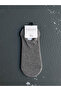 Gray Basic No-Show Socks